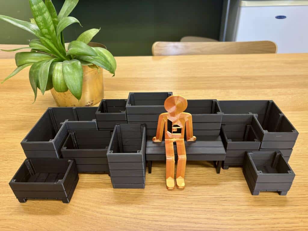 We can help you design your parklet using our 3d models