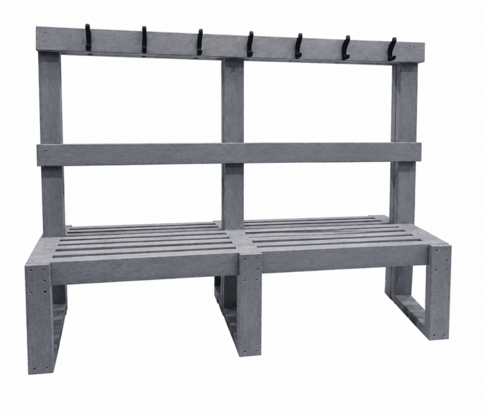 Grey-wetherby-changing-room-bench-with-black-coat-hooks.png