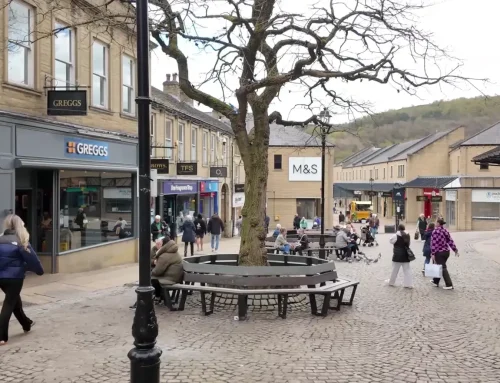 Bespoke Recycled Plastic Tree Benches for Calderdale Council, Halifax
